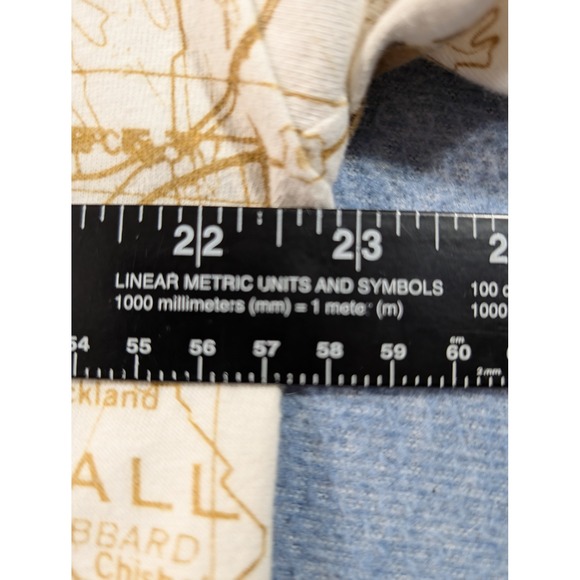 Vintage The Great Life Texas All Over Map Print T-Shirt Dallas Fort Worth Men L - Picture 8 of 8